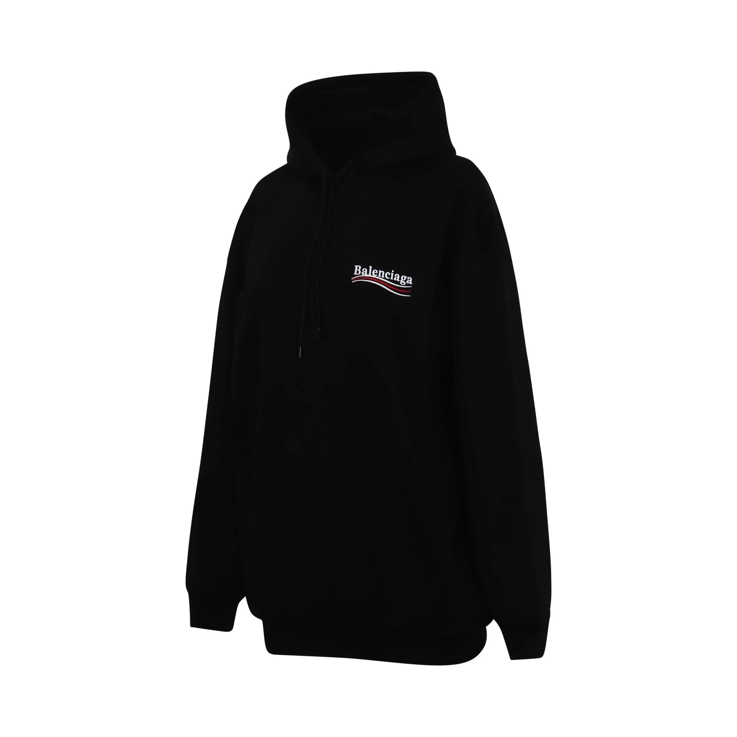 Political Logo Hoodies in Black