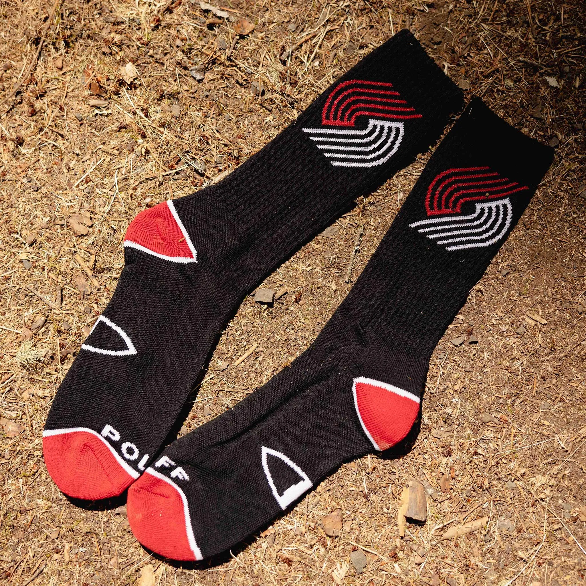 Portland Trail Blazers Poler Mixtape Socks