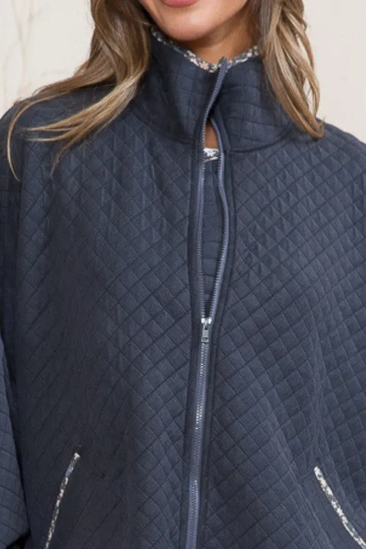 Quilted Jacket with Pockets