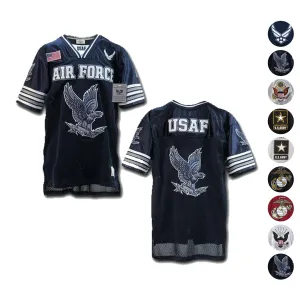 Rapid Dominance Military Football Jersey Navy Air Force Army Marines T Shirts