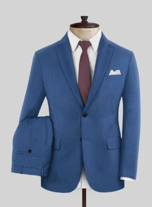 Reda Artic Blue Wool Suit