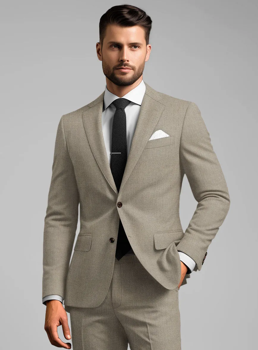 Reda Worsted Beige Pure Wool Suit