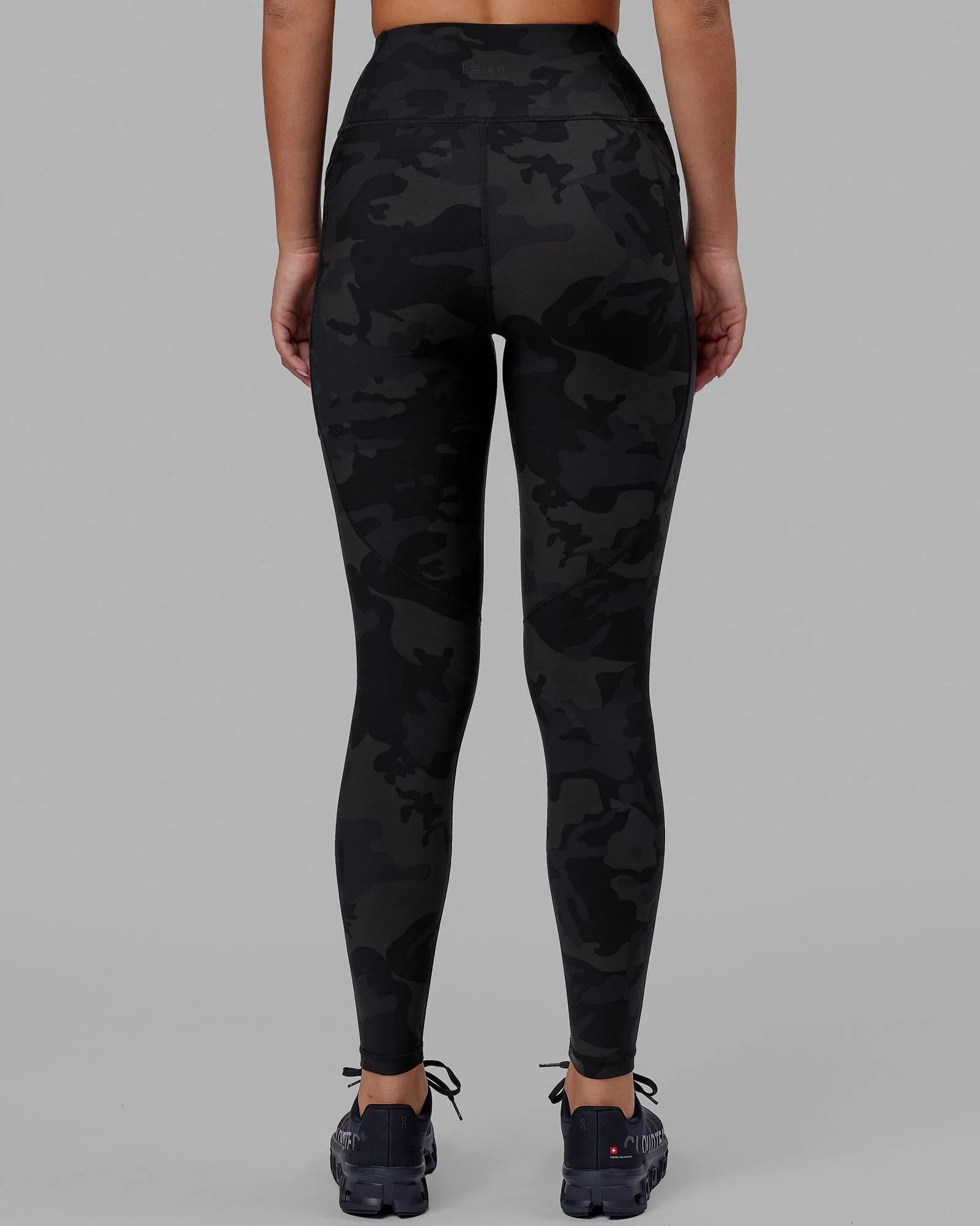 Rep Full Length Leggings - Black Camo