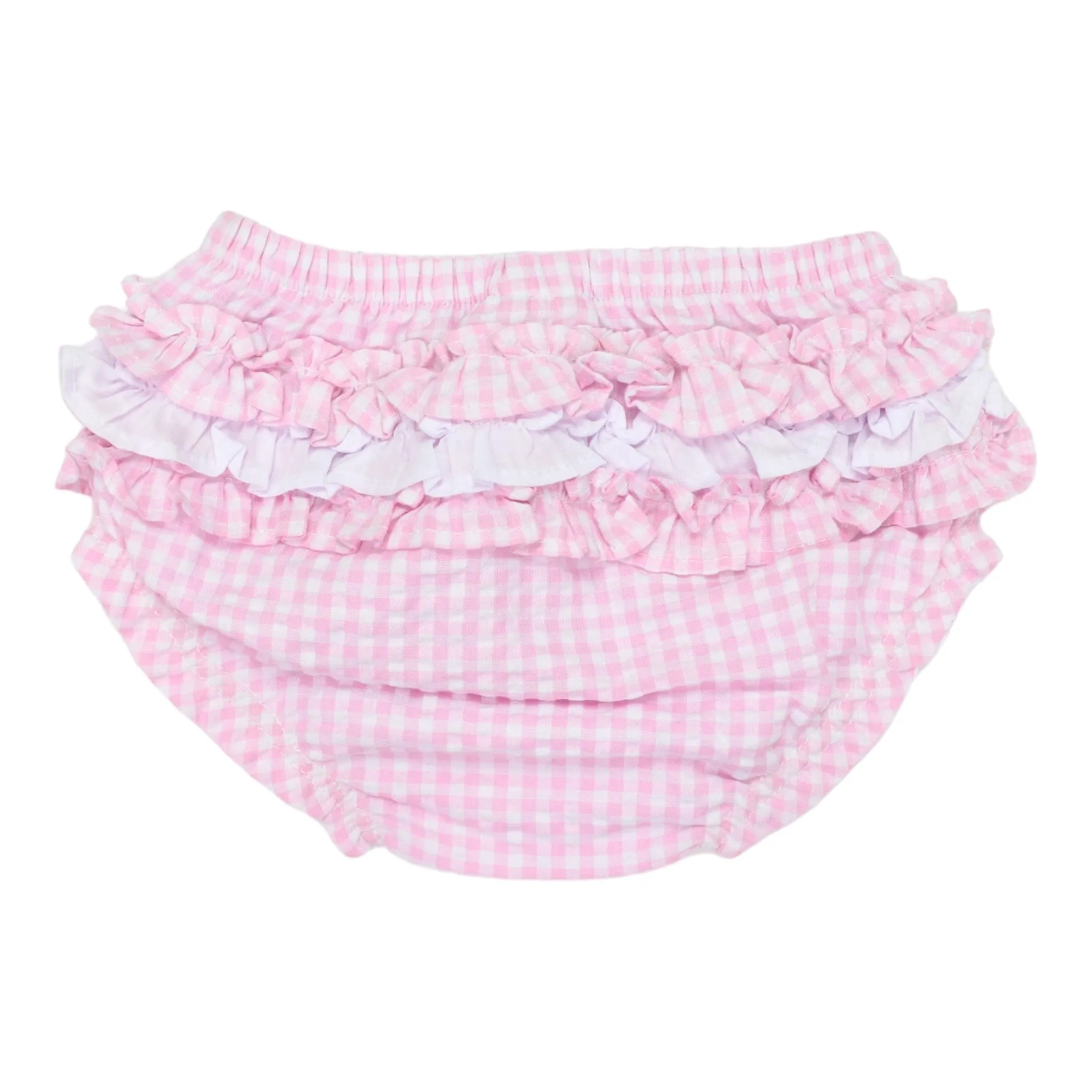 Seersucker Frill Pant Pink