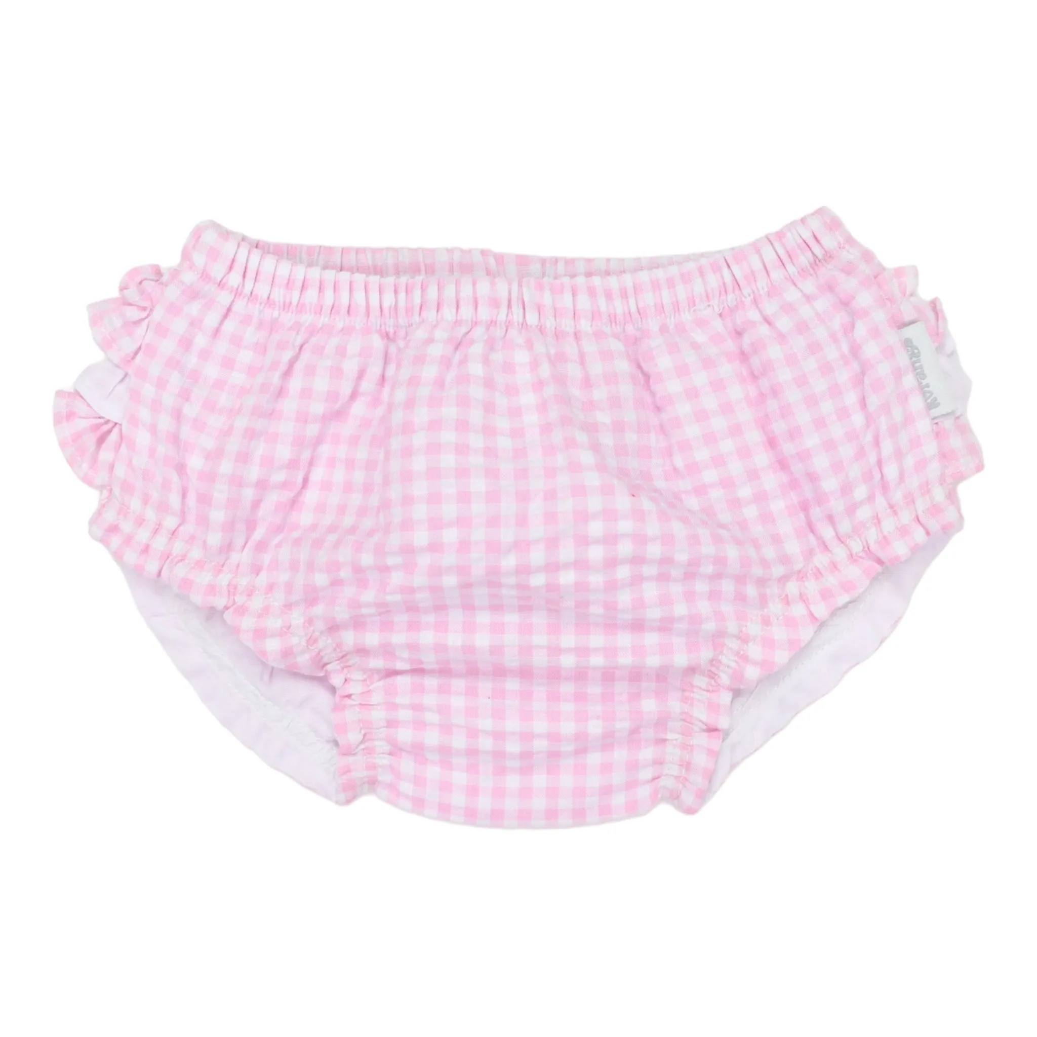 Seersucker Frill Pant Pink