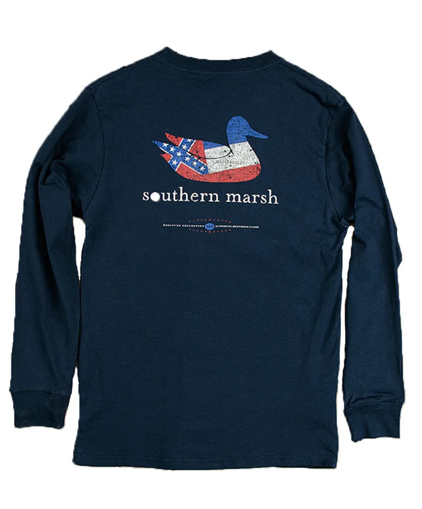 Southern Marsh - Authentic Heritage Mississippi Long Sleeve Tee