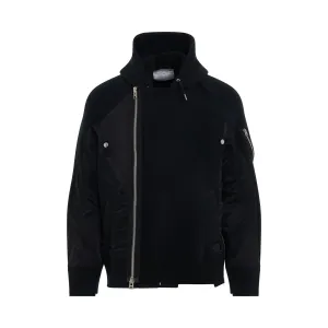 Sponge Sweat Blouson in Black