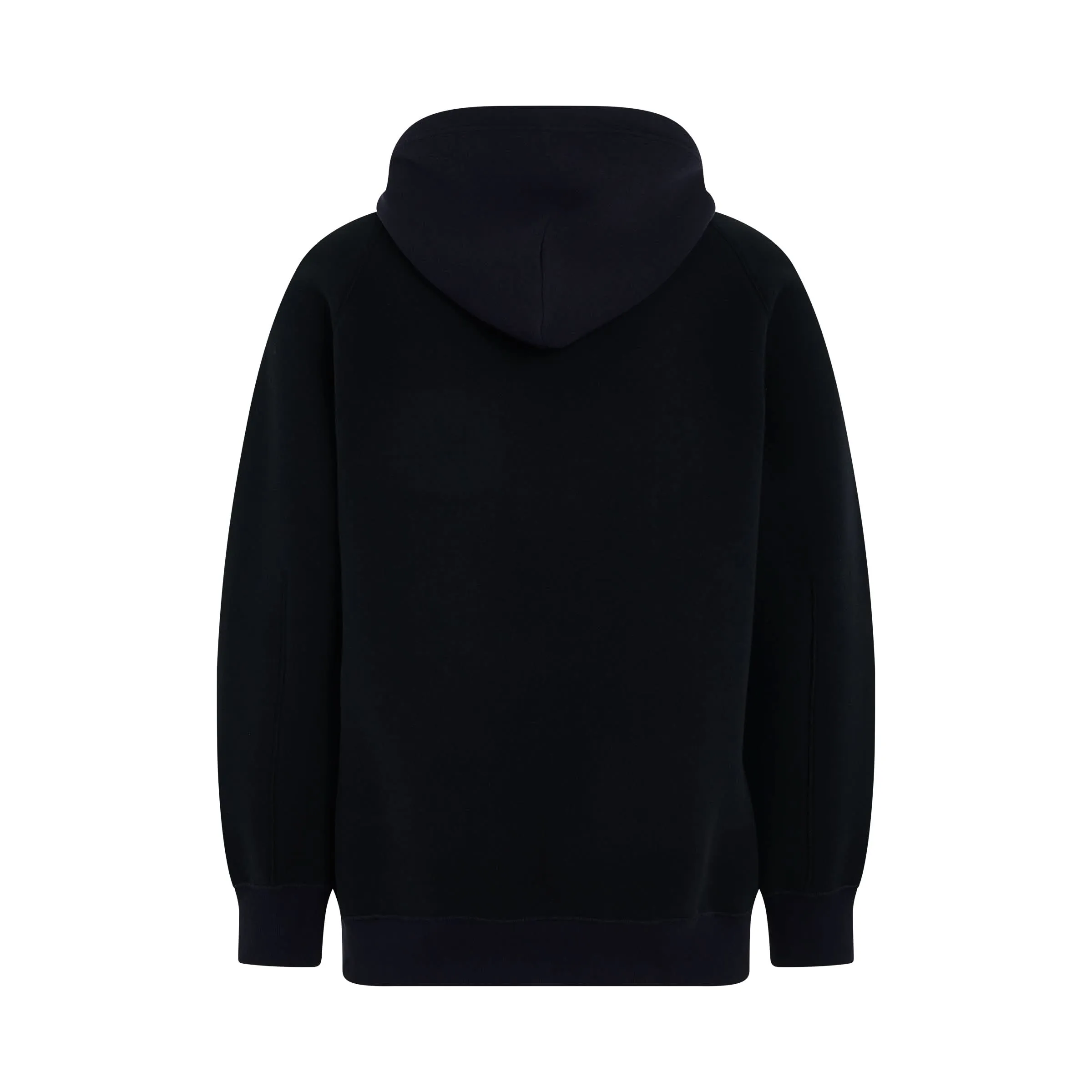 Sponge Sweat Mix Hoodie in Black