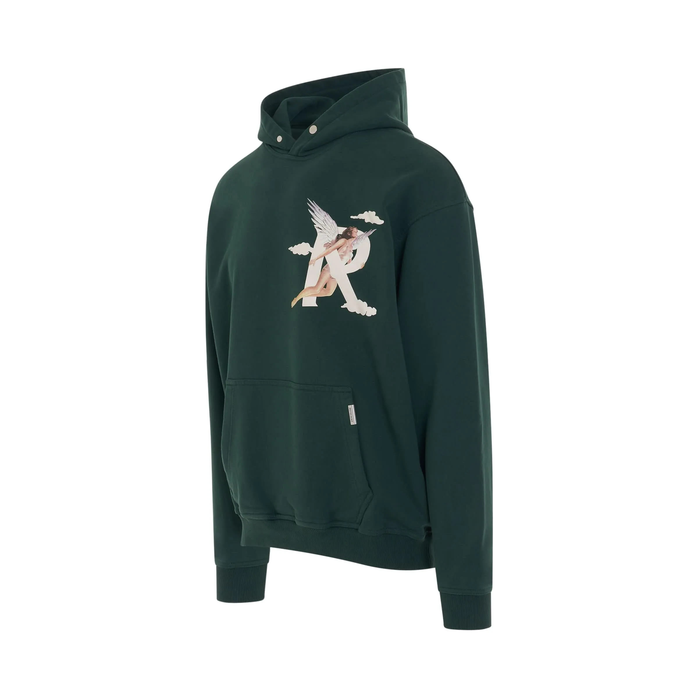 Storms in Heaven Hoodie in Racing Green