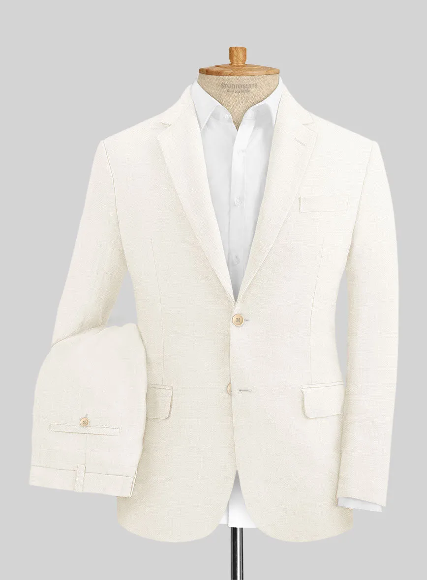 Stylbiella Cream Linen Suit