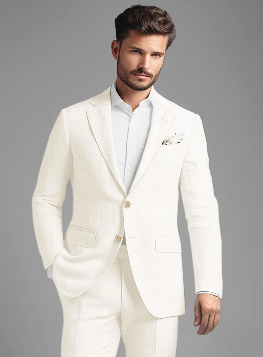 Stylbiella Cream Linen Suit