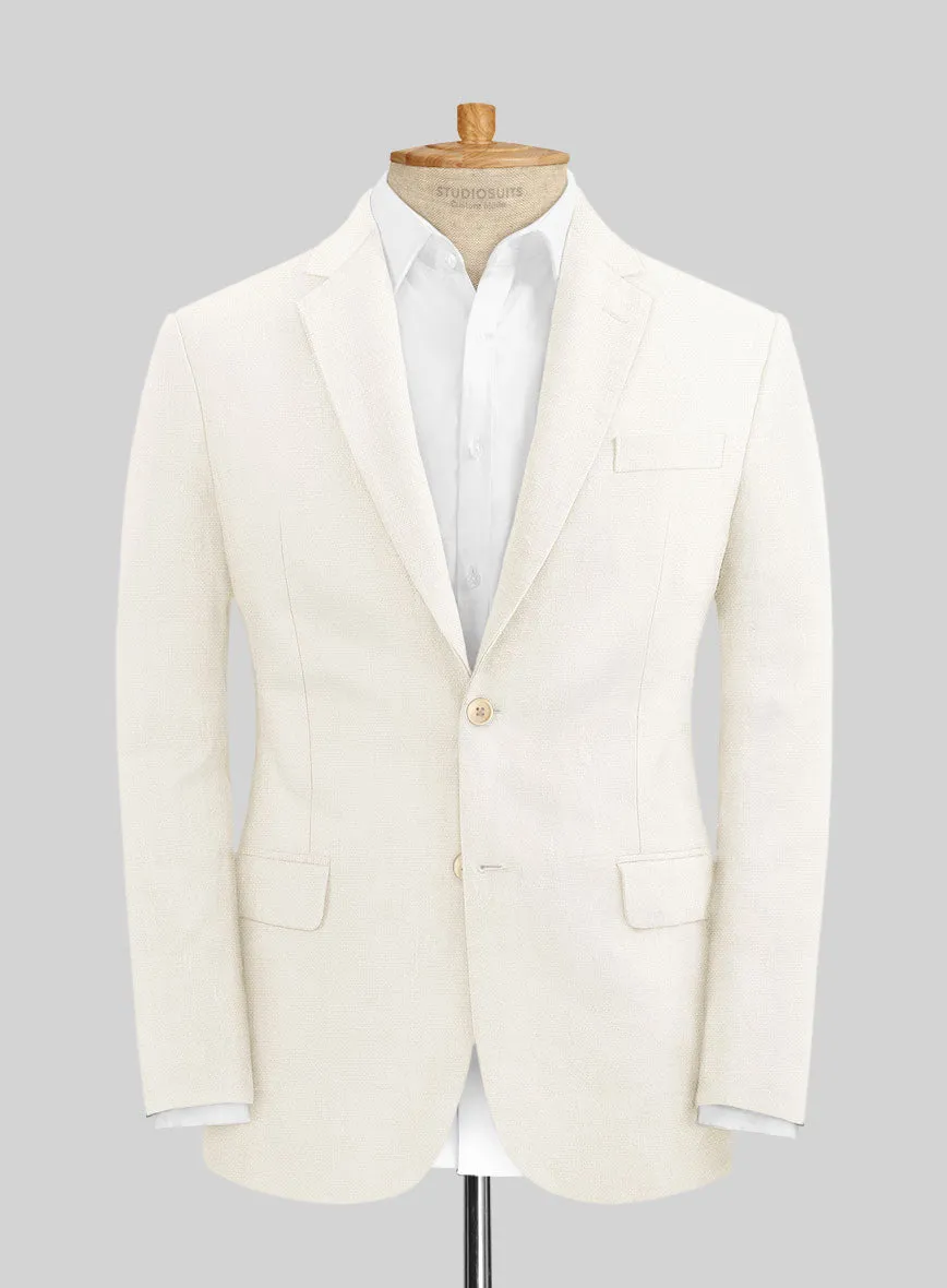 Stylbiella Cream Linen Suit