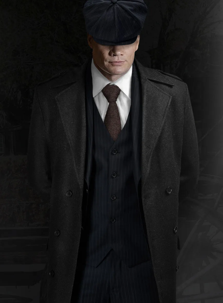 Thomas Shelby Peaky Blinders Blue Wool Suit