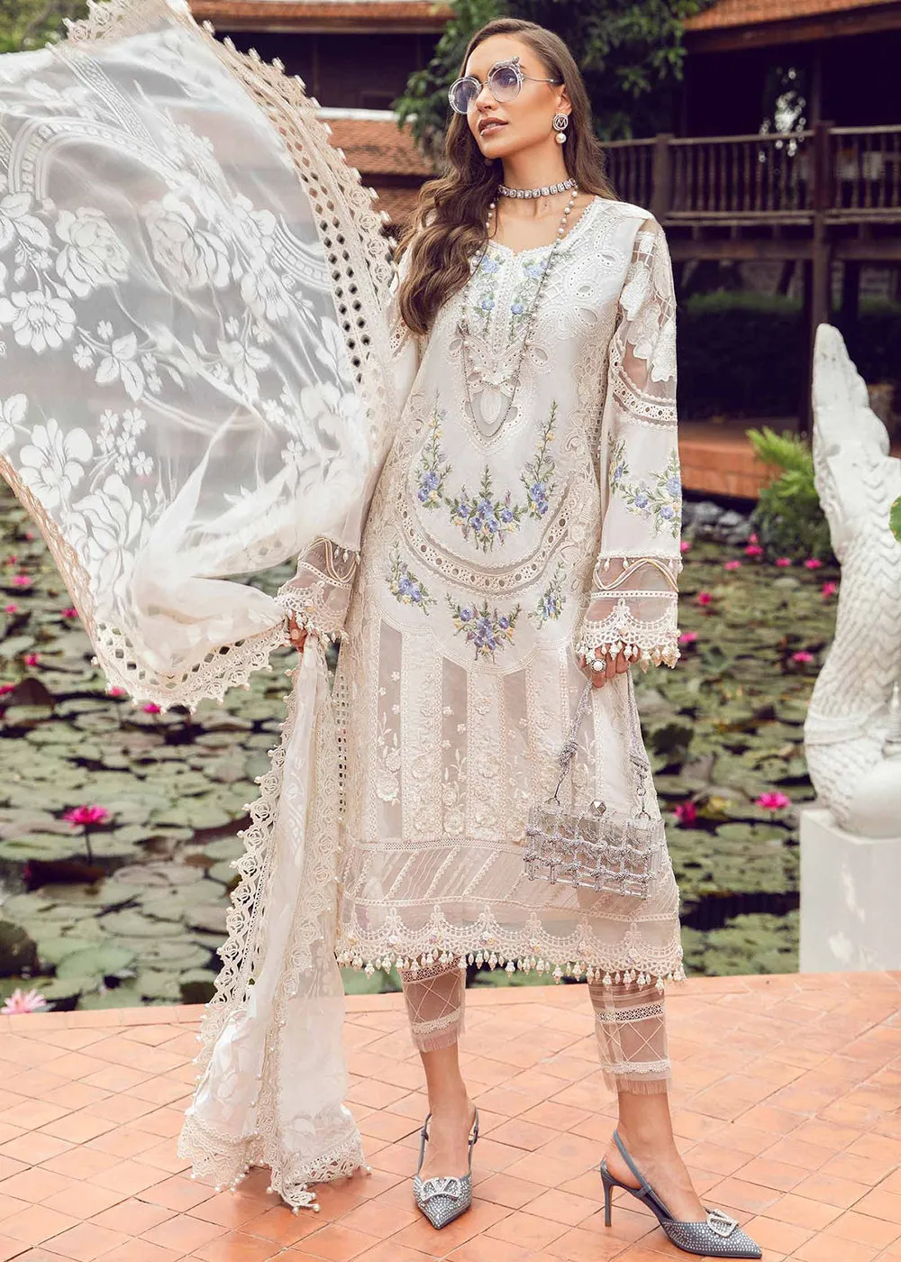 Unstitched Luxury Lawn Eid 2 Edition '24 by Maria B | EL-24-04