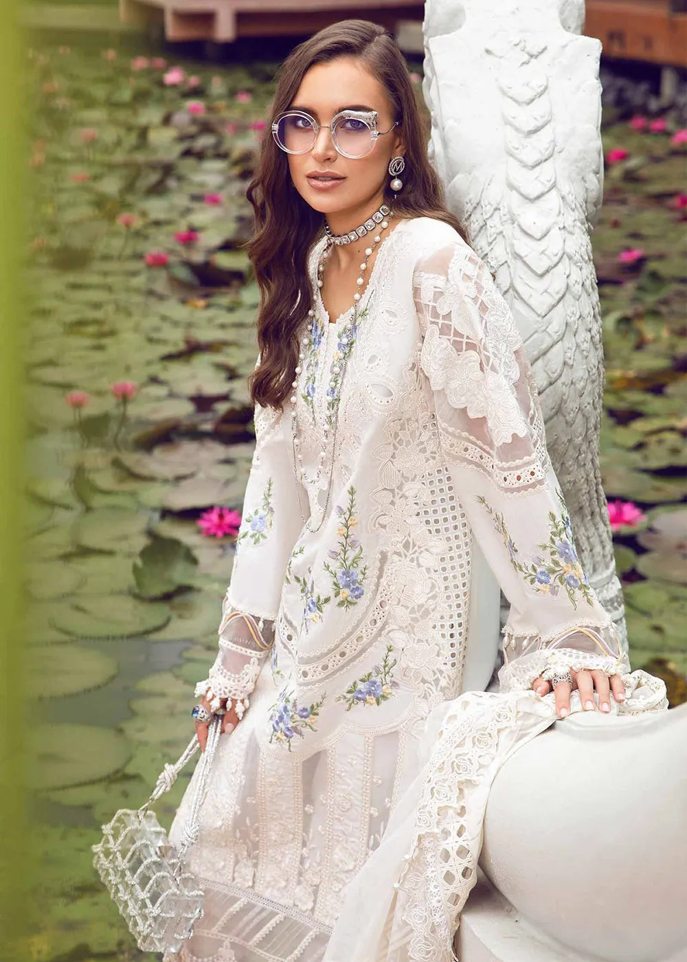 Unstitched Luxury Lawn Eid 2 Edition '24 by Maria B | EL-24-04