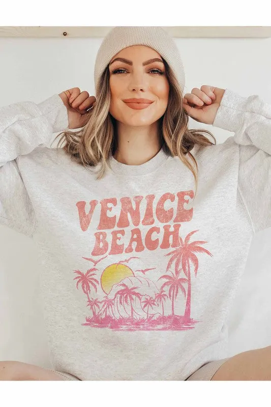 VENICE BEACH CALIFORNIA SWEATSHIRT PLUS SIZE