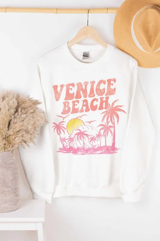 VENICE BEACH CALIFORNIA SWEATSHIRT PLUS SIZE