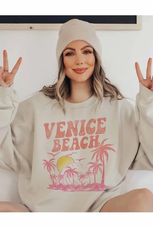 VENICE BEACH CALIFORNIA SWEATSHIRT PLUS SIZE