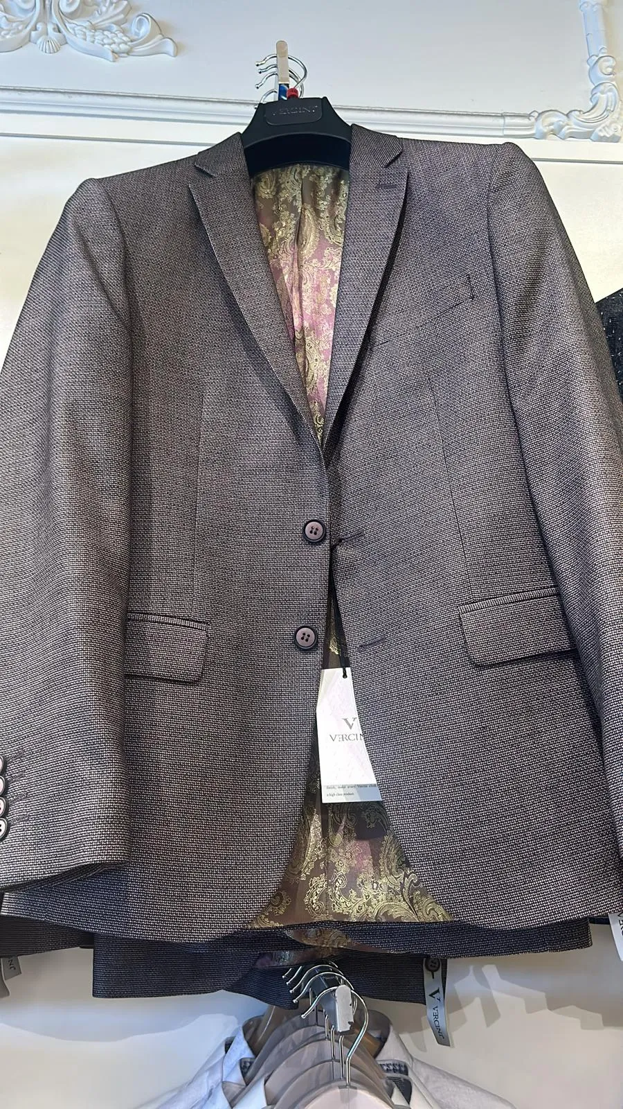 Vercini light purple Men's Blazer