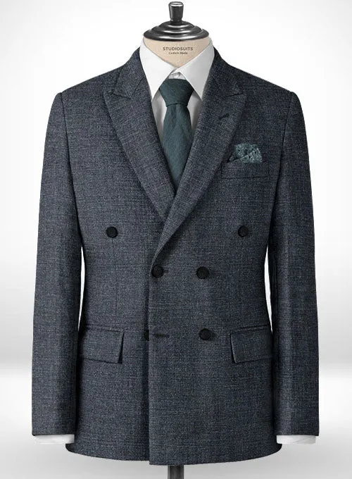 Vintage Glasgow Blue Tweed Suit