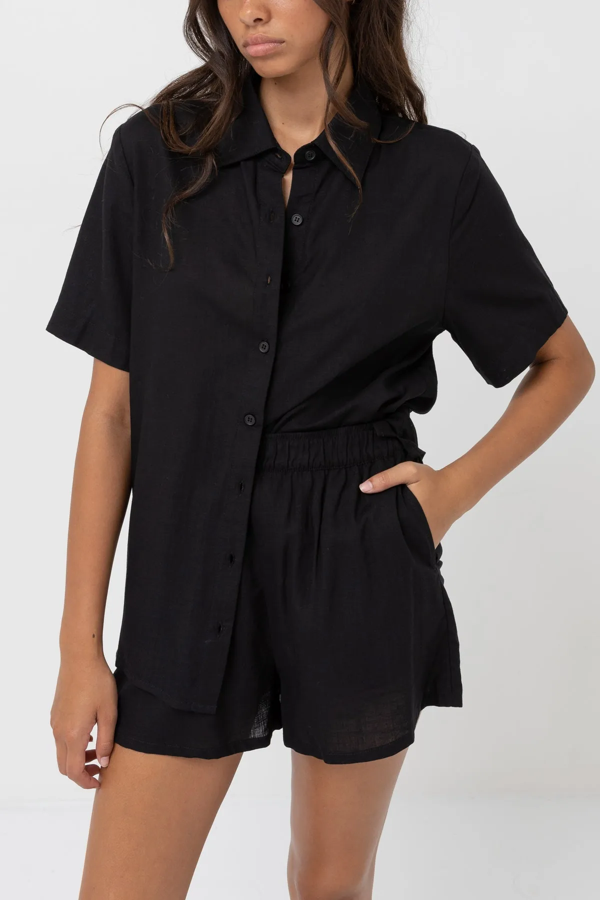 Women's Classic Lounge Shirt - Black