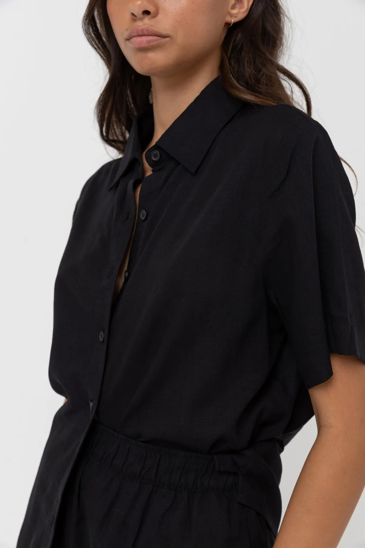 Women's Classic Lounge Shirt - Black