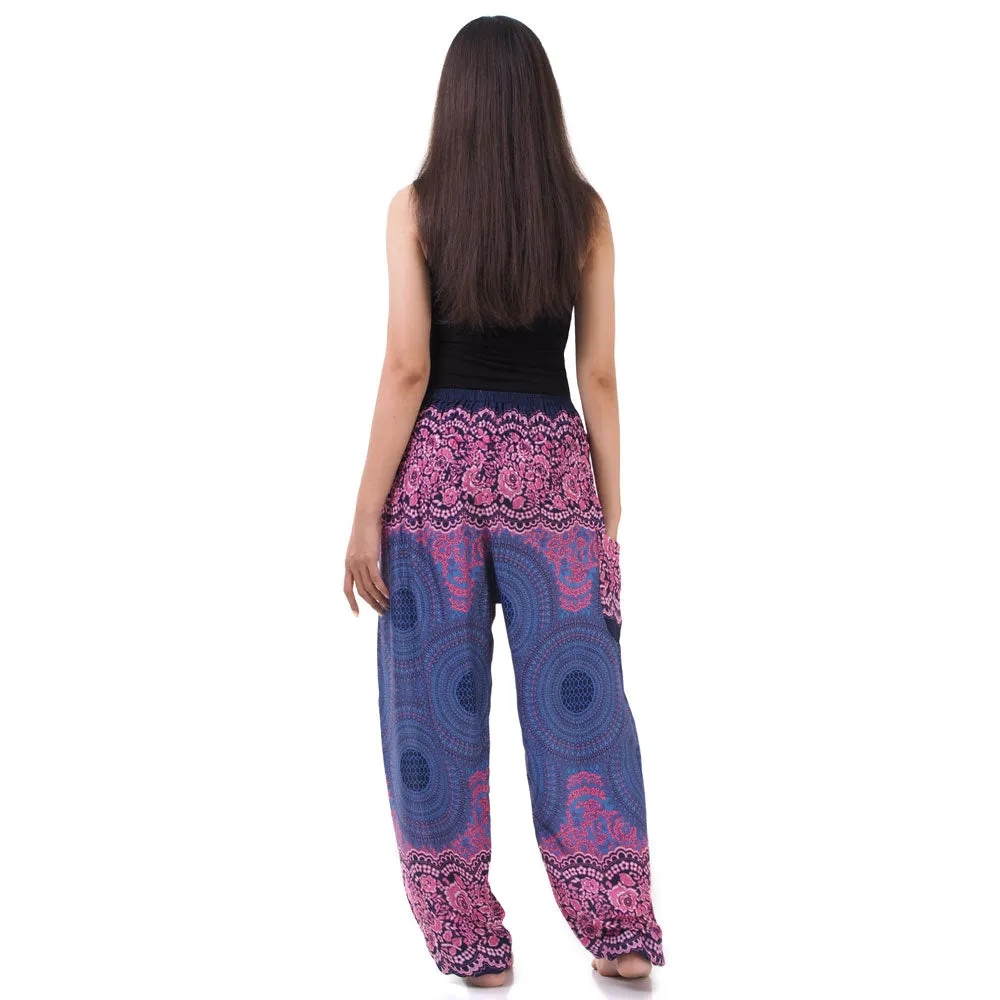 Women's Mandala Harem Pants Lavender Dreams