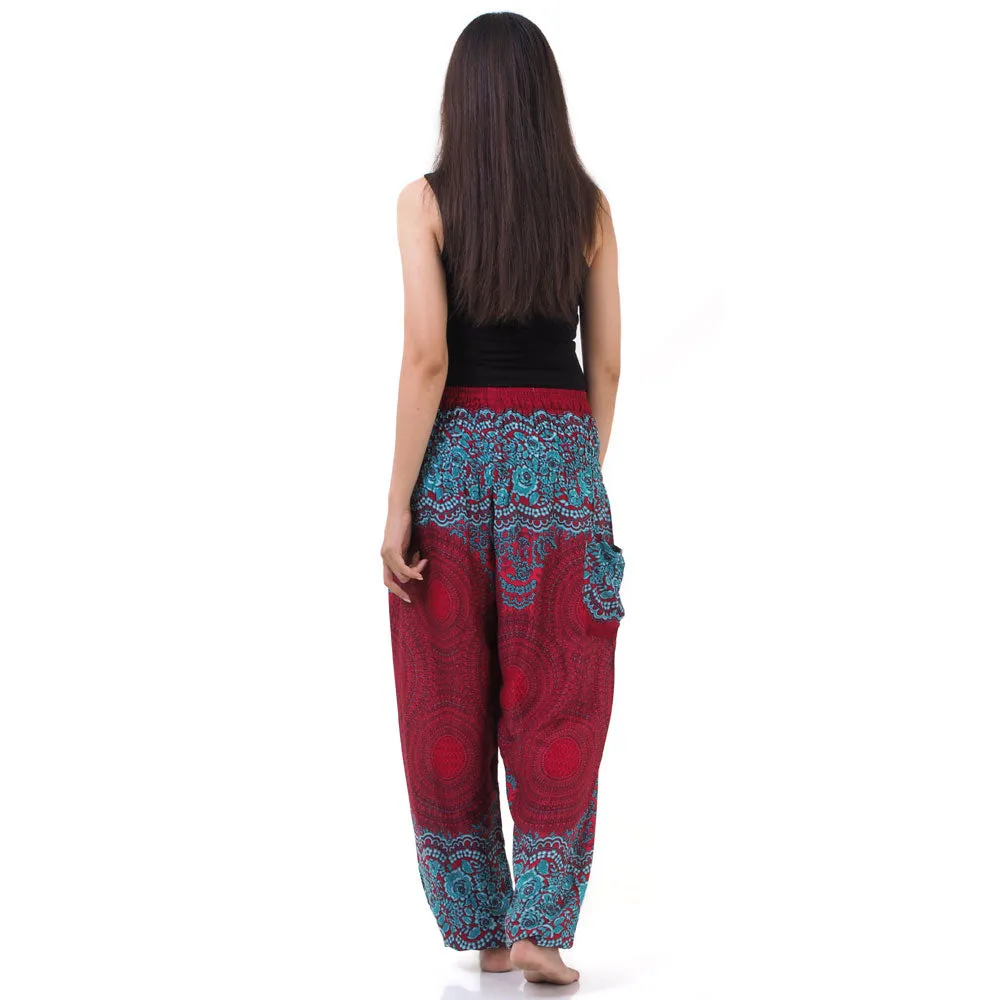 Women's Mandala Harem Pants Lavender Dreams