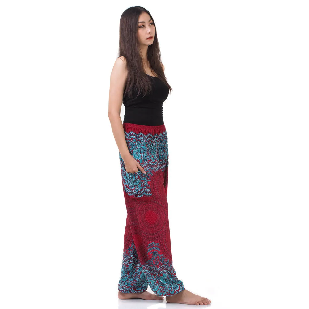 Women's Mandala Harem Pants Lavender Dreams