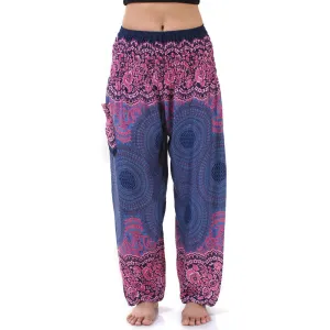 Women's Mandala Harem Pants Lavender Dreams