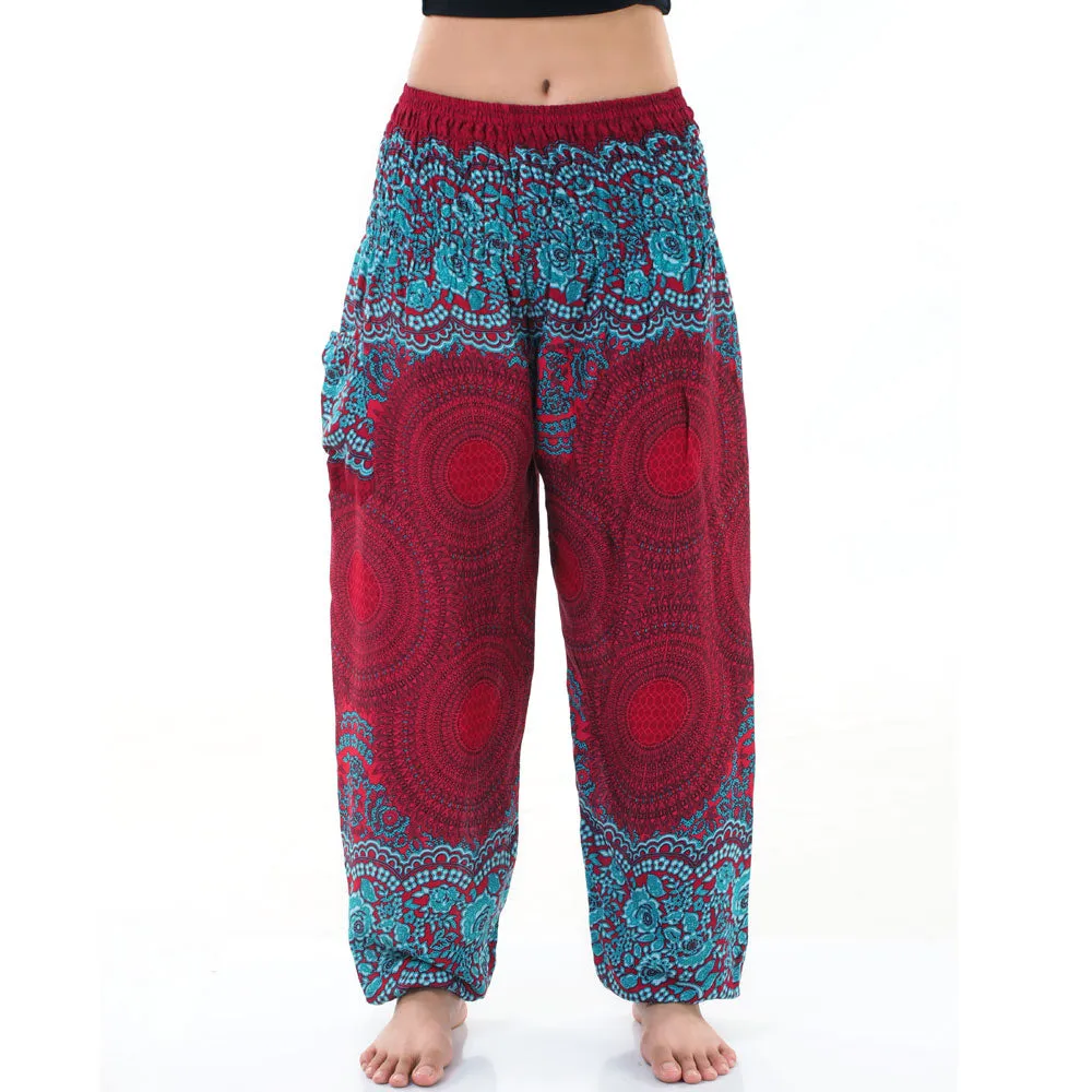 Women's Mandala Harem Pants Lavender Dreams