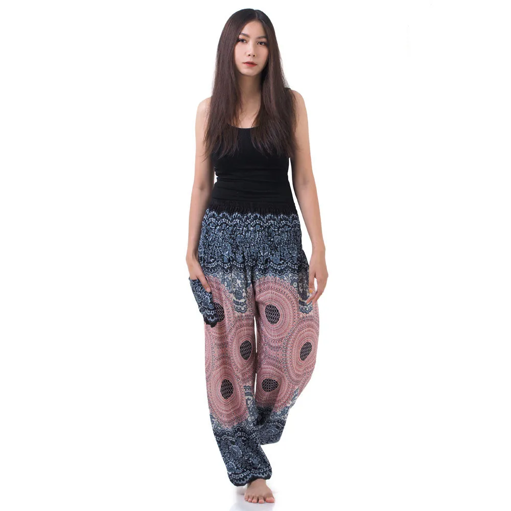 Women's Mandala Harem Pants Lavender Dreams