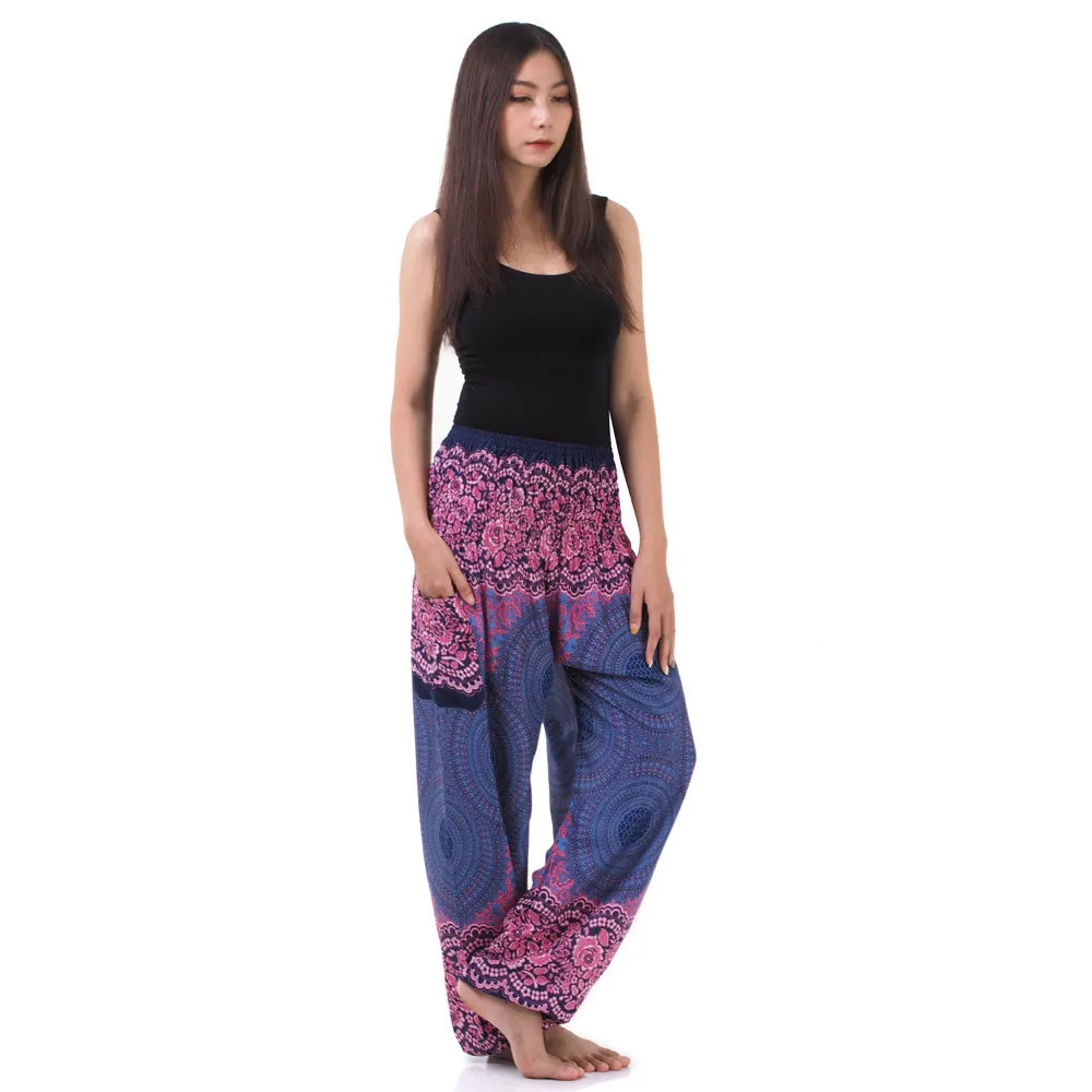 Women's Mandala Harem Pants Lavender Dreams